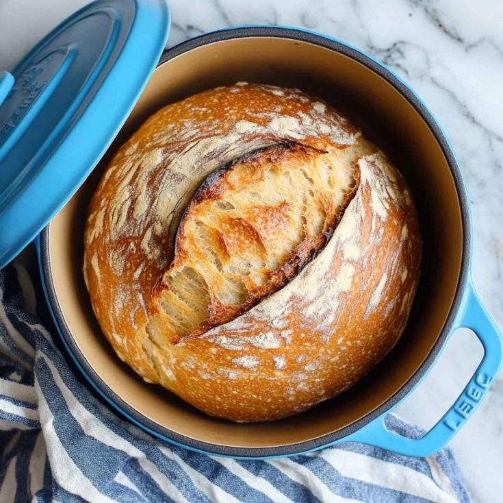 Easy Dutch Oven No Knead Bread