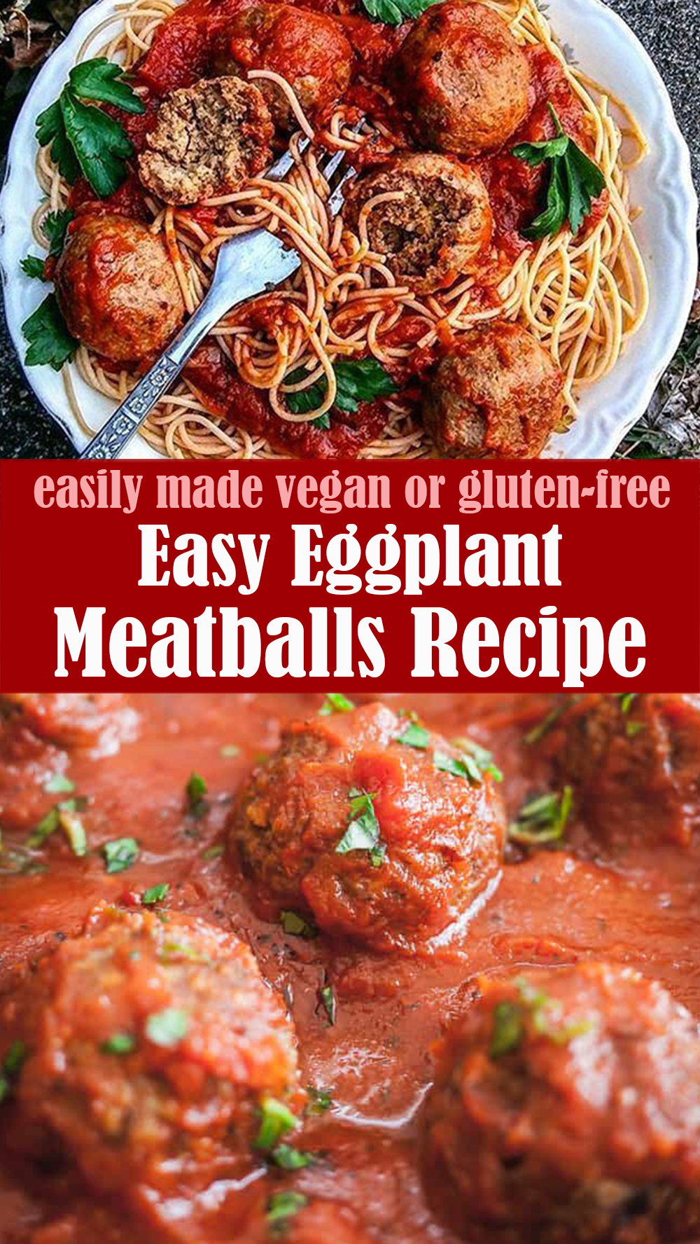 Easy Eggplant Meatballs Recipe