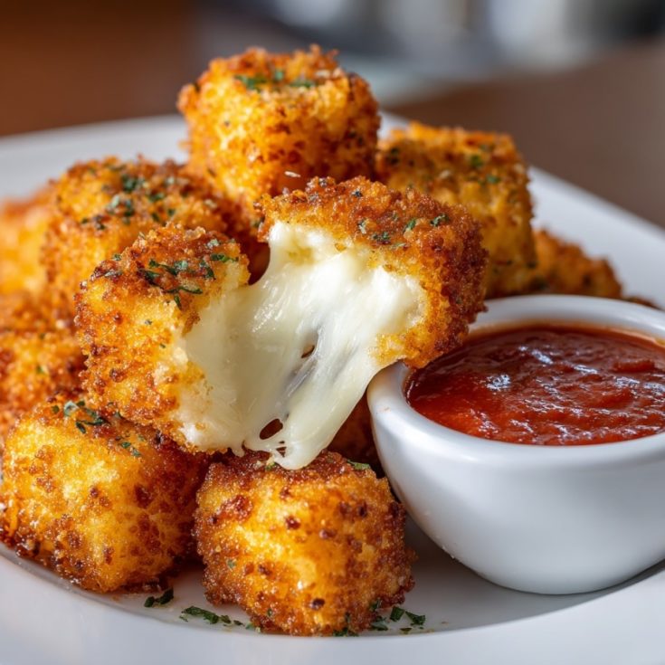 Easy Fried Cheese Bites