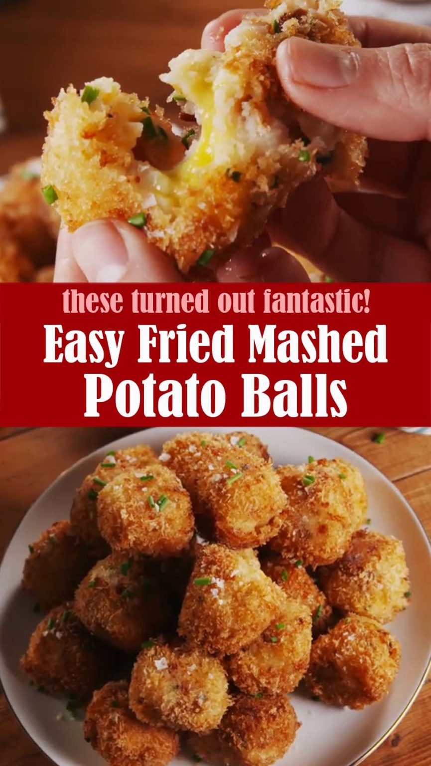 Easy Fried Mashed Potato Balls Reserveamana