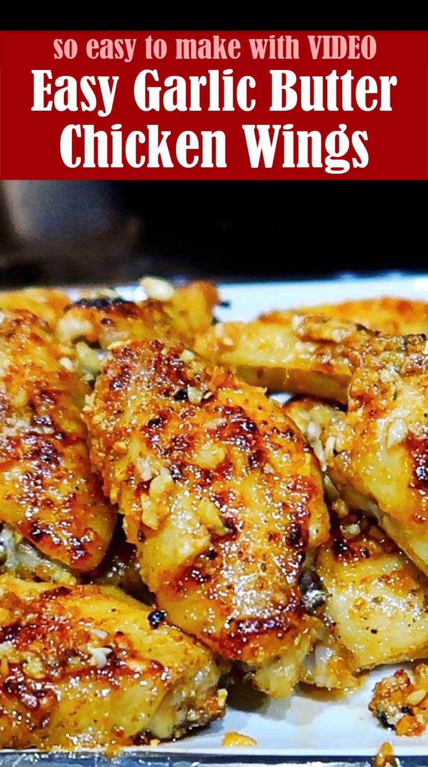Easy Garlic Butter Chicken Wings with VIDEO Reserveamana