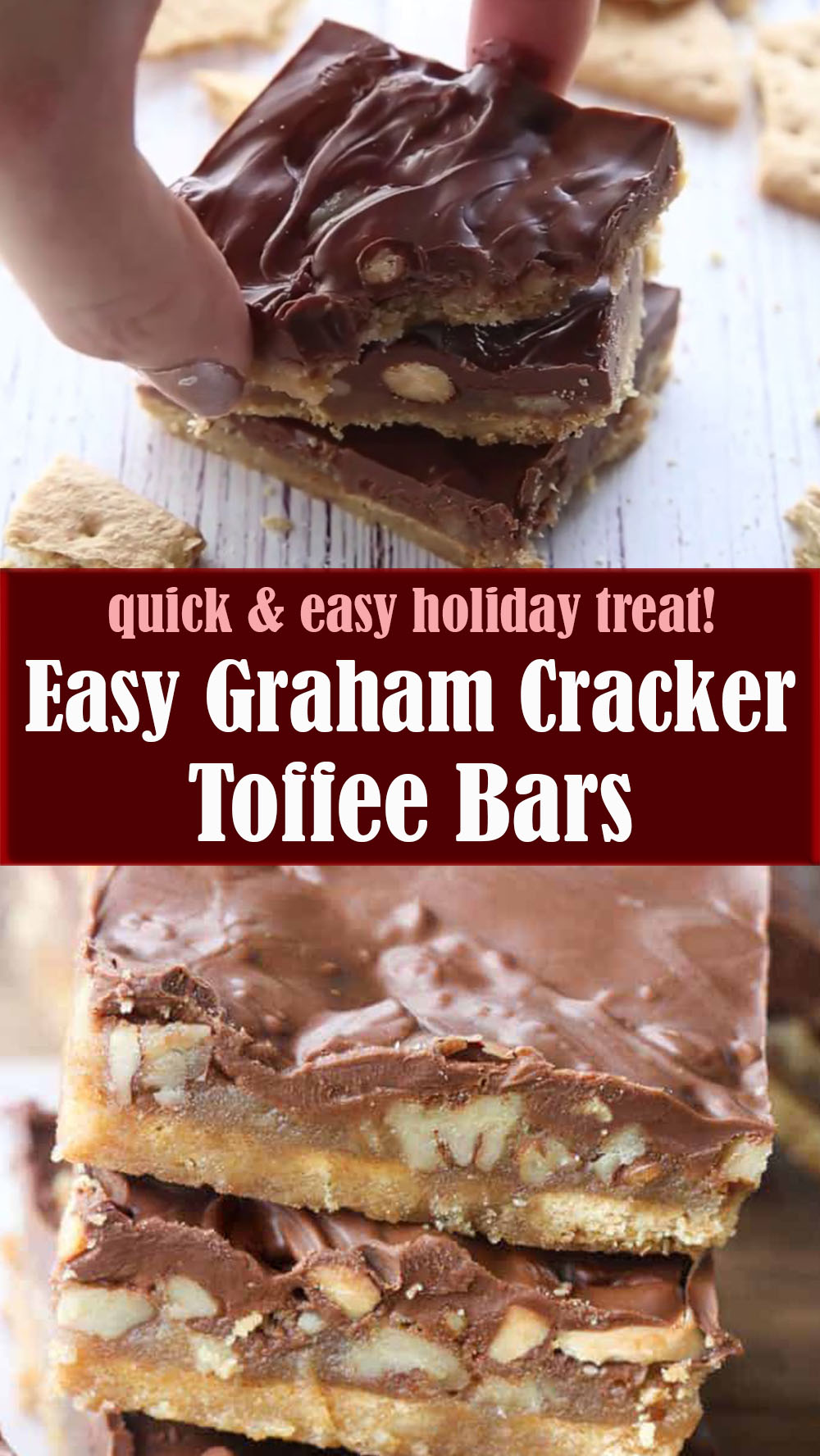Easy Graham Cracker Toffee Bars
