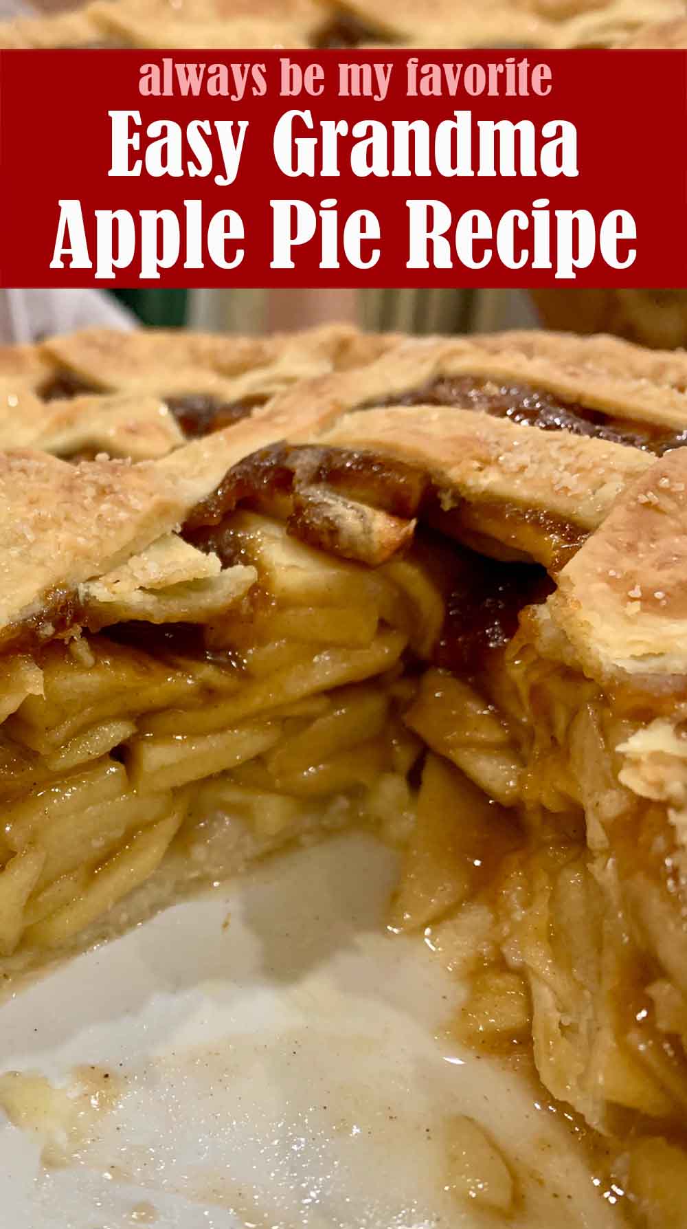 Easy Grandma Apple Pie Recipe