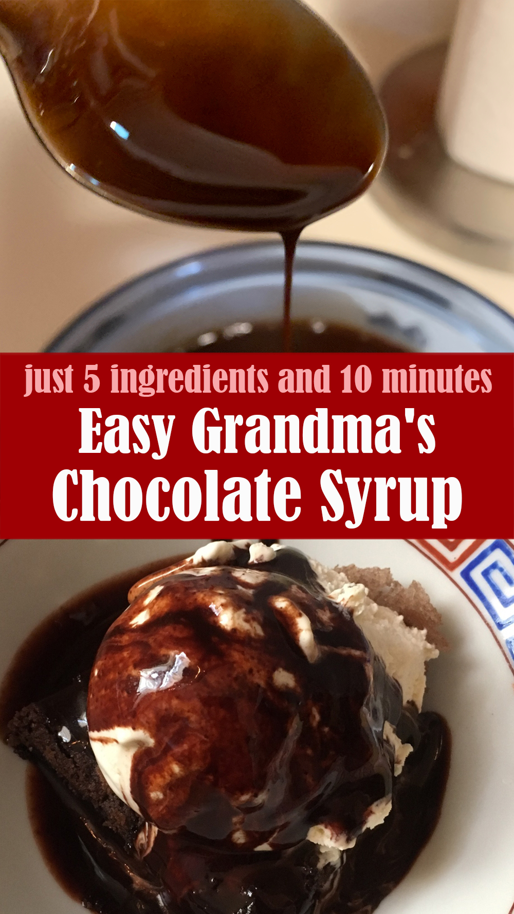 Easy Grandma's Chocolate Syrup Recipe