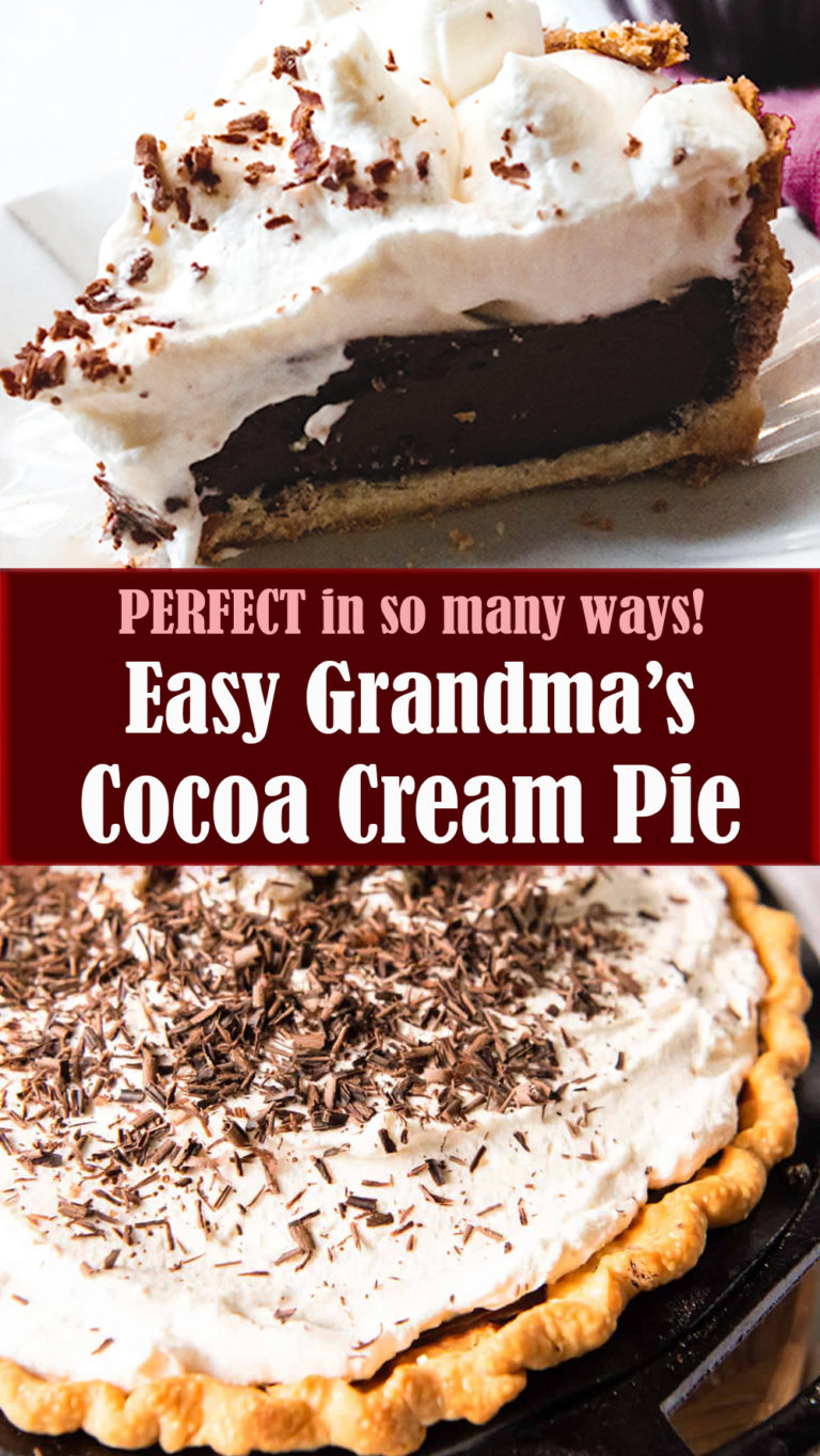 Easy Grandma’s Cocoa Cream Pie Reserveamana