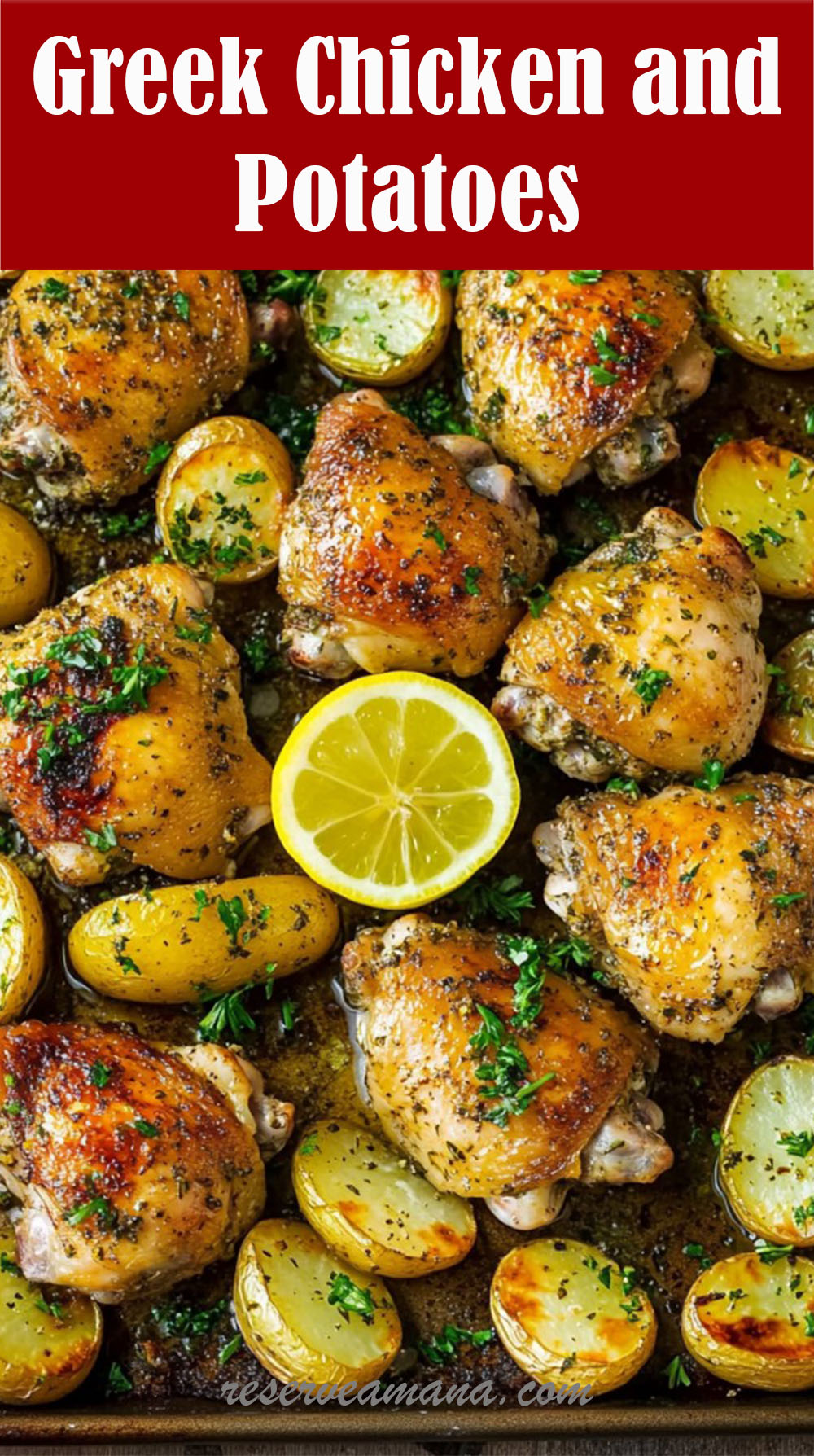 Easy Greek Chicken and Potatoes