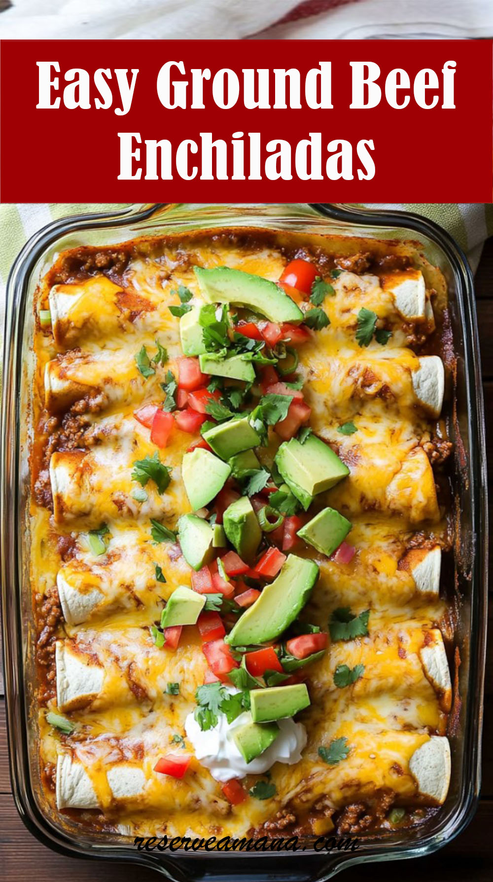 Easy Ground Beef Enchiladas
