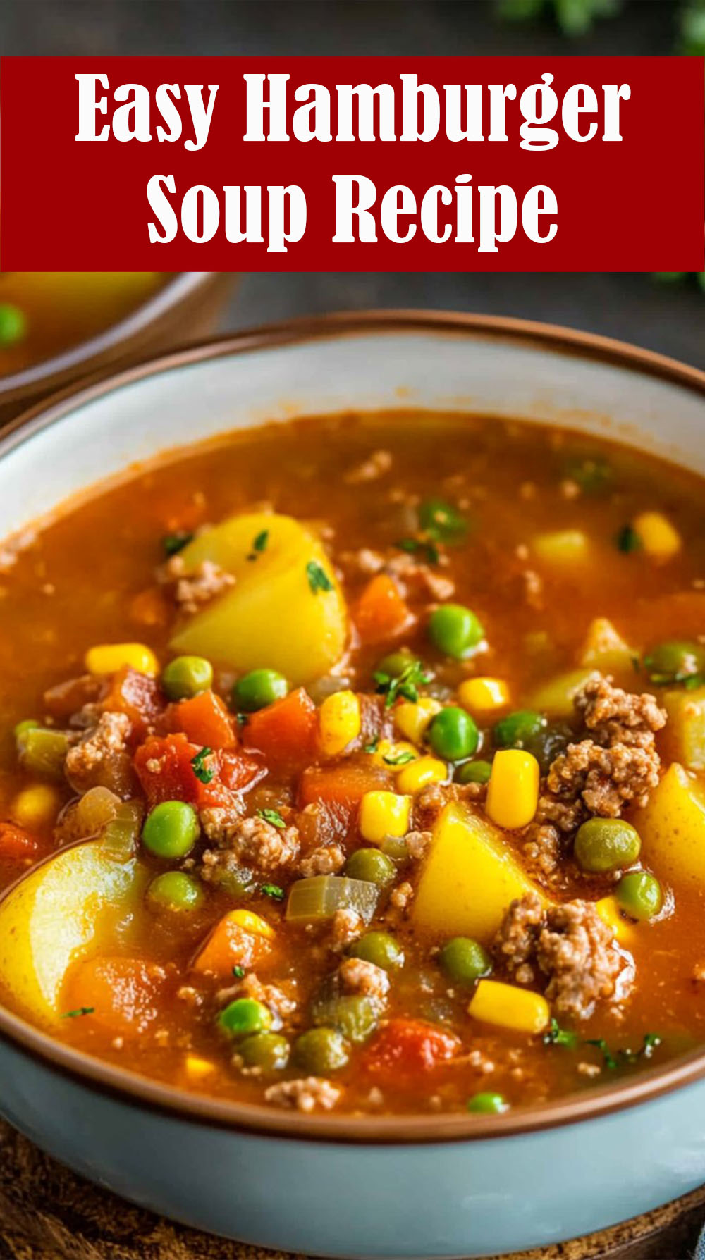 Easy Hamburger Soup Recipe