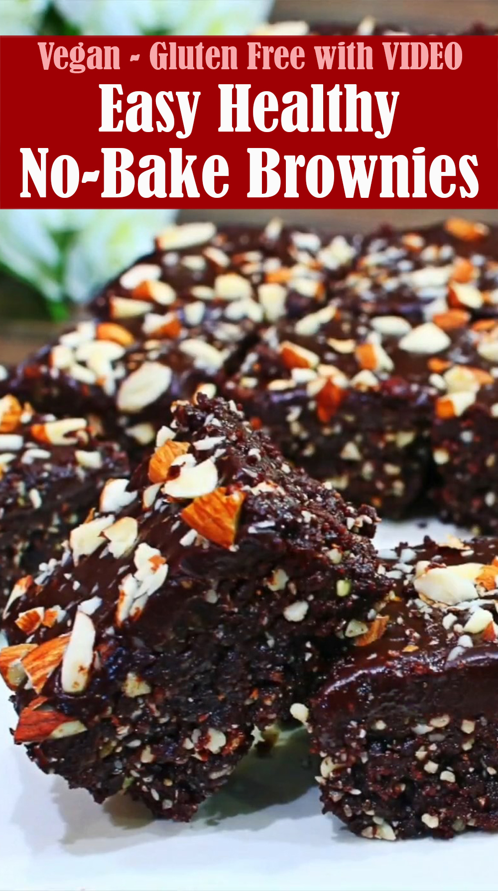 Easy Healthy No-Bake Brownies Recipe