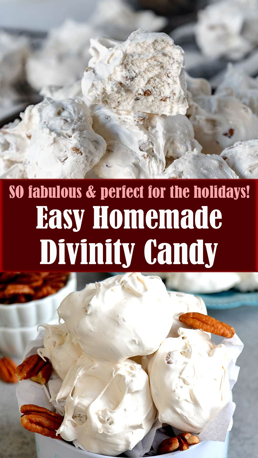 Easy Homemade Divinity Candy