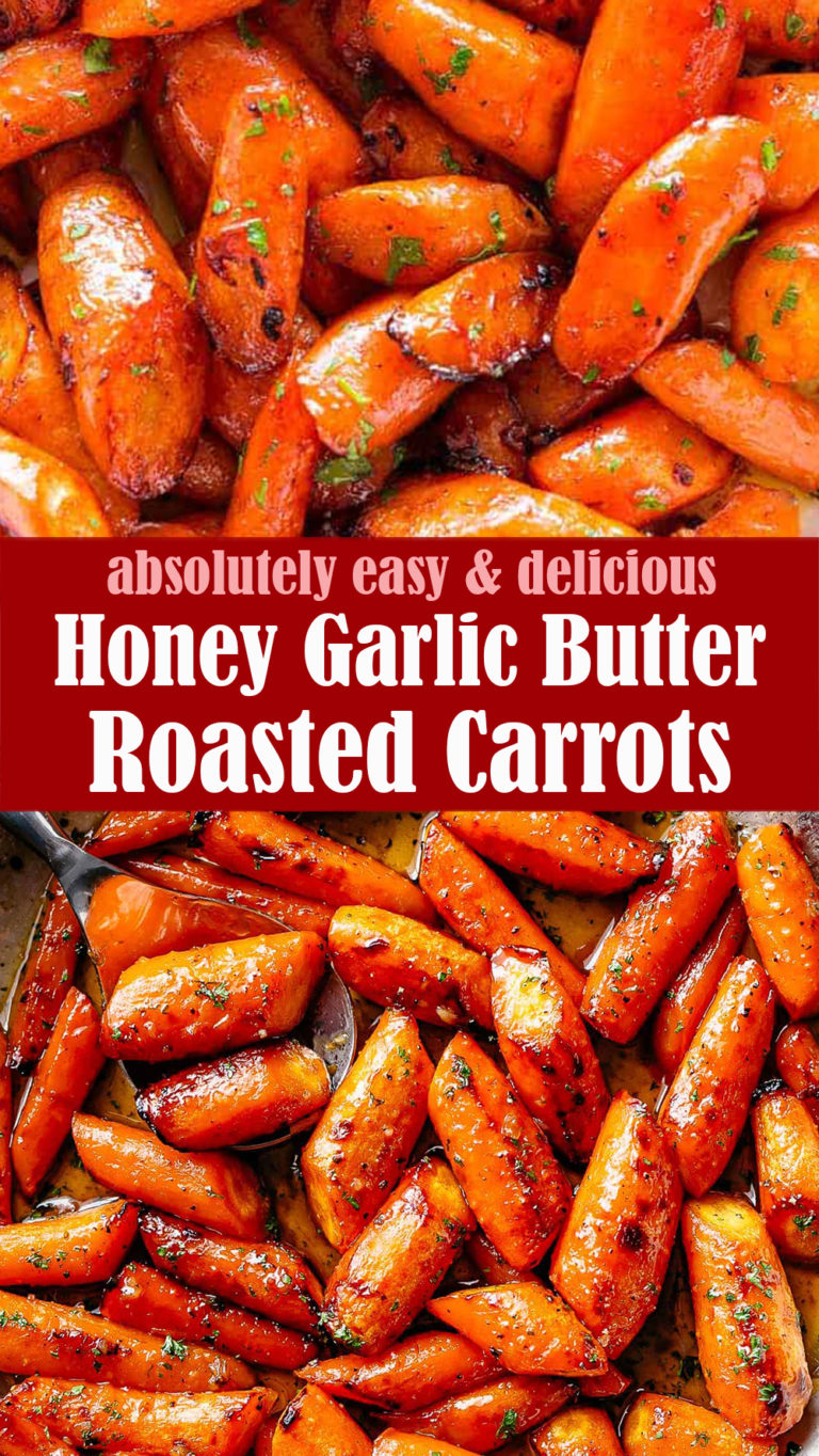 Easy Honey Garlic Butter Roasted Carrots Reserveamana