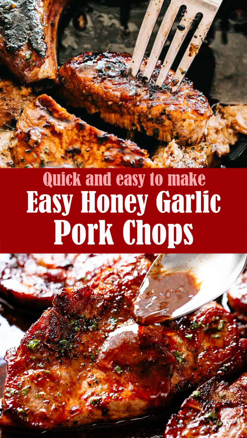 Easy Honey Garlic Pork Chops Recipe (VIDEO) – Reserveamana
