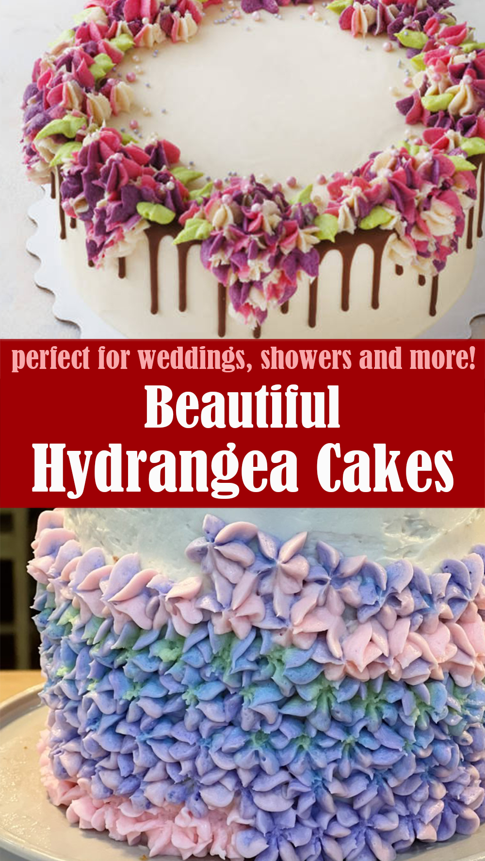 Easy Hydrangea Cakes