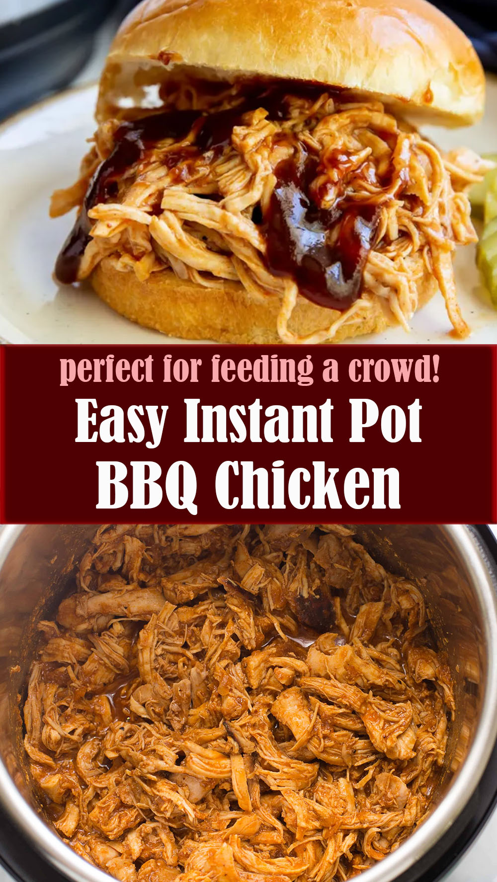 Easy Instant Pot BBQ Chicken