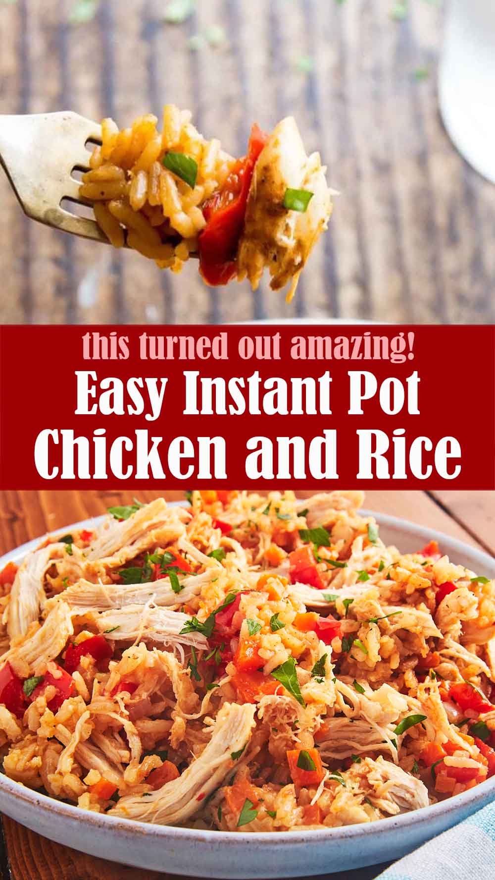 Easy Instant Pot Chicken and Rice