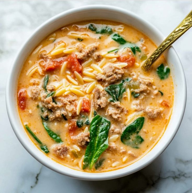 Easy Italian Sausage Orzo Soup