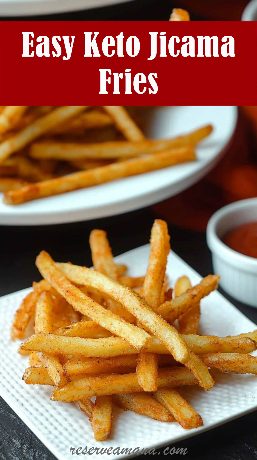Easy Keto Jicama Fries