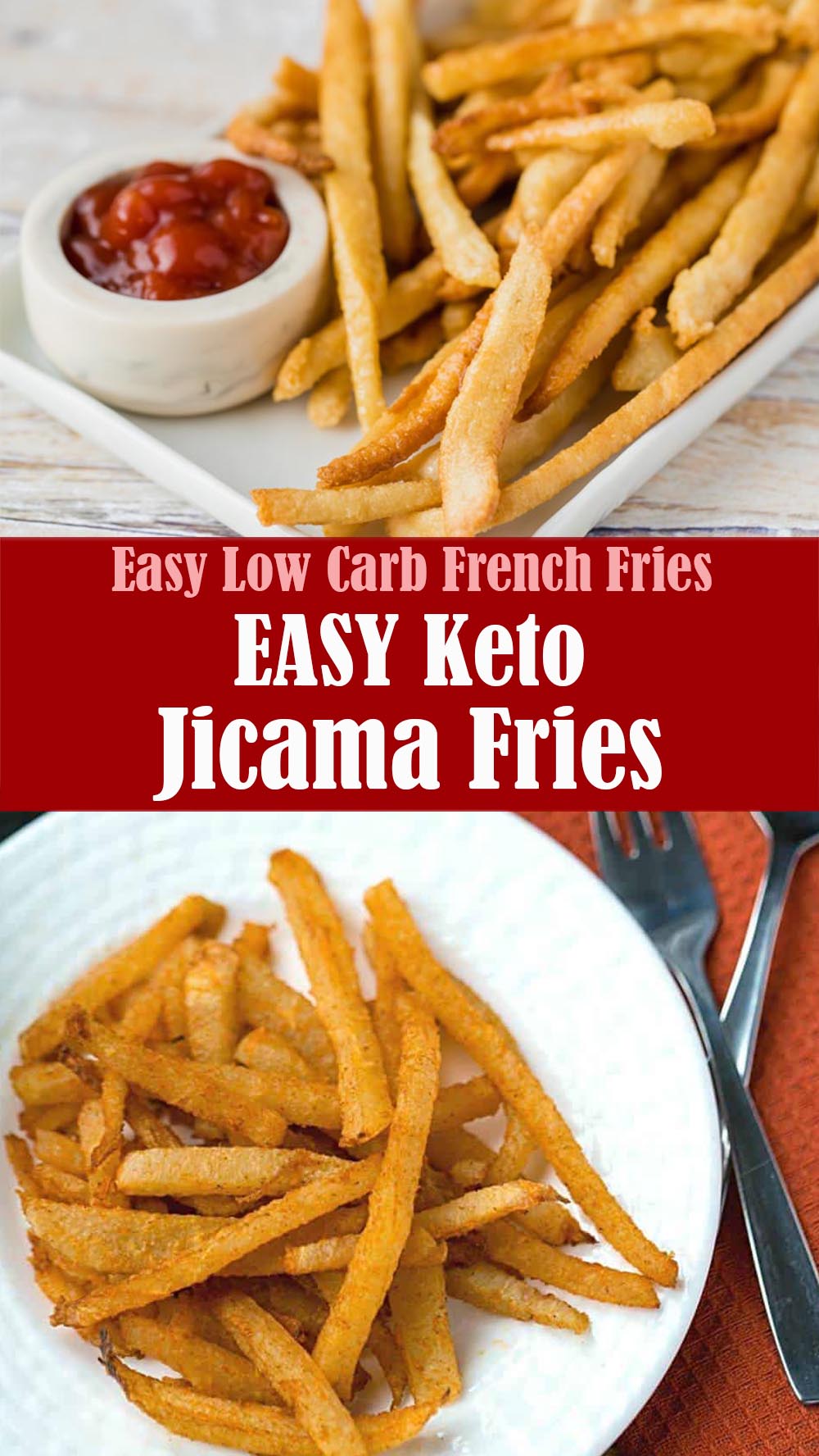 Easy Keto Jicama Fries