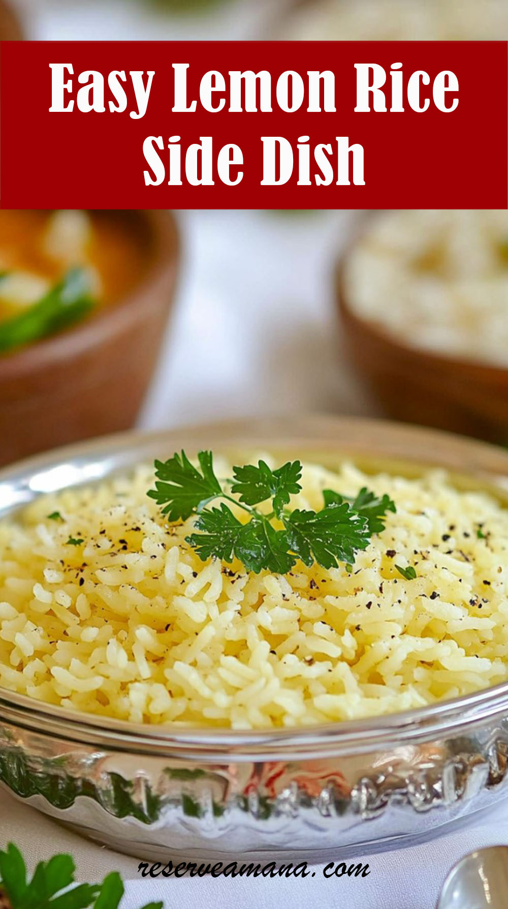 Easy Lemon Rice Side Dish