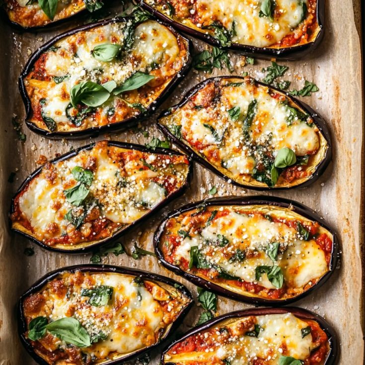 Easy Low Carb Eggplant Pizza