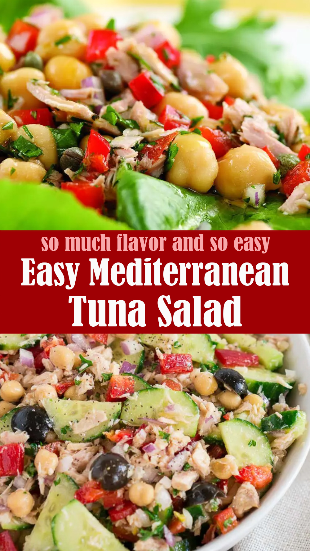 Easy Mediterranean Tuna Salad