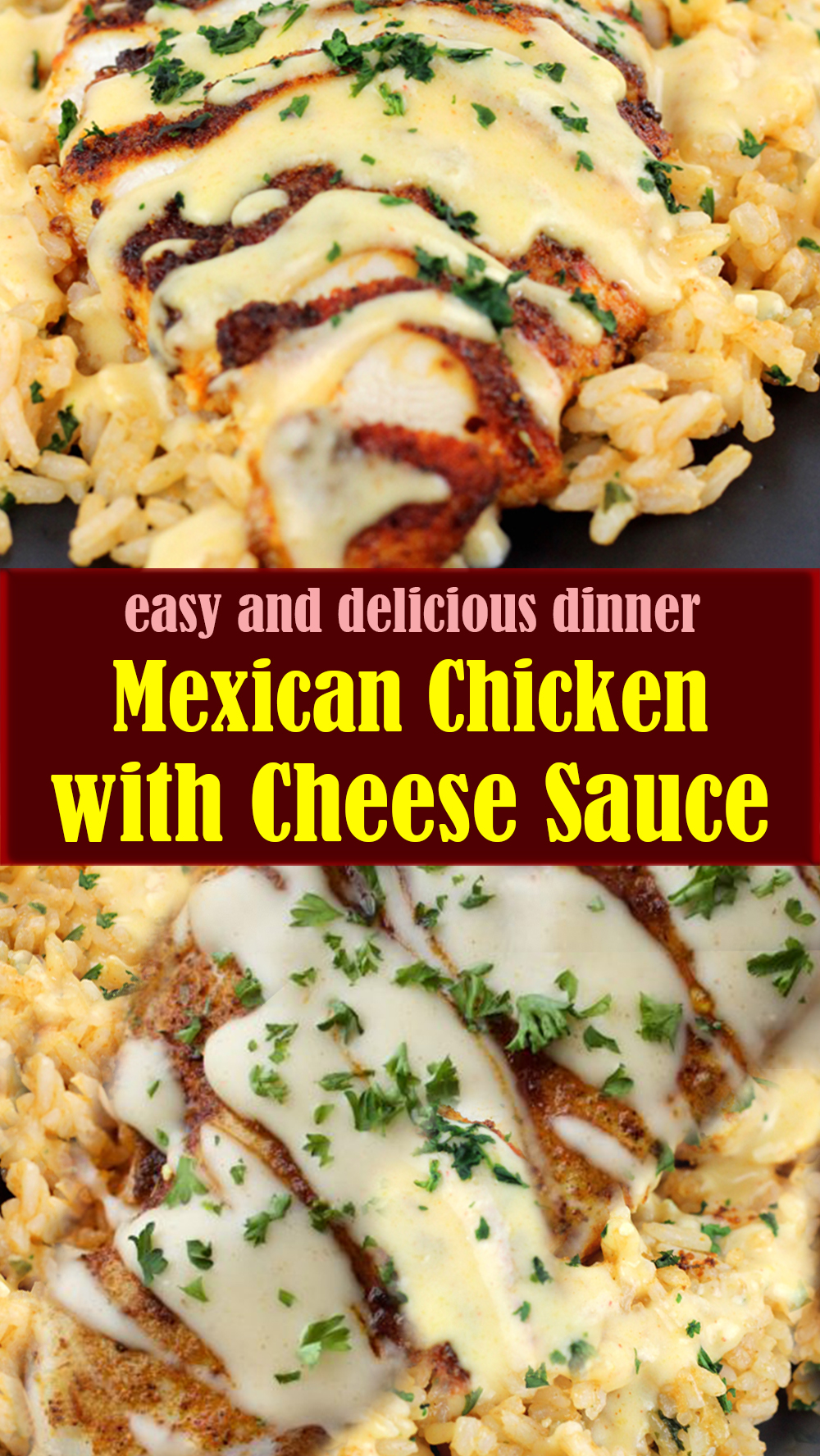 Easy Mexican Chicken with Cheese Sauce