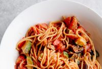 Easy One-Pot Ratatouille Spaghetti