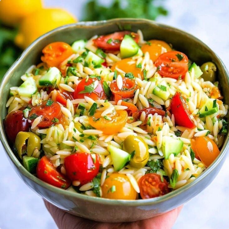 Easy Orzo Pasta Salad