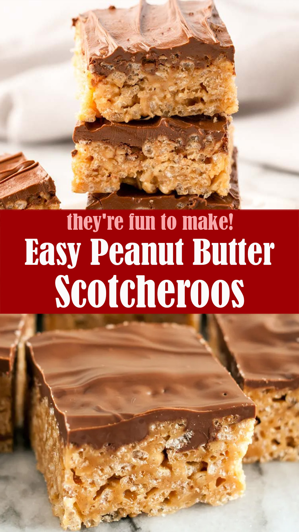 Easy Peanut Butter Scotcheroos