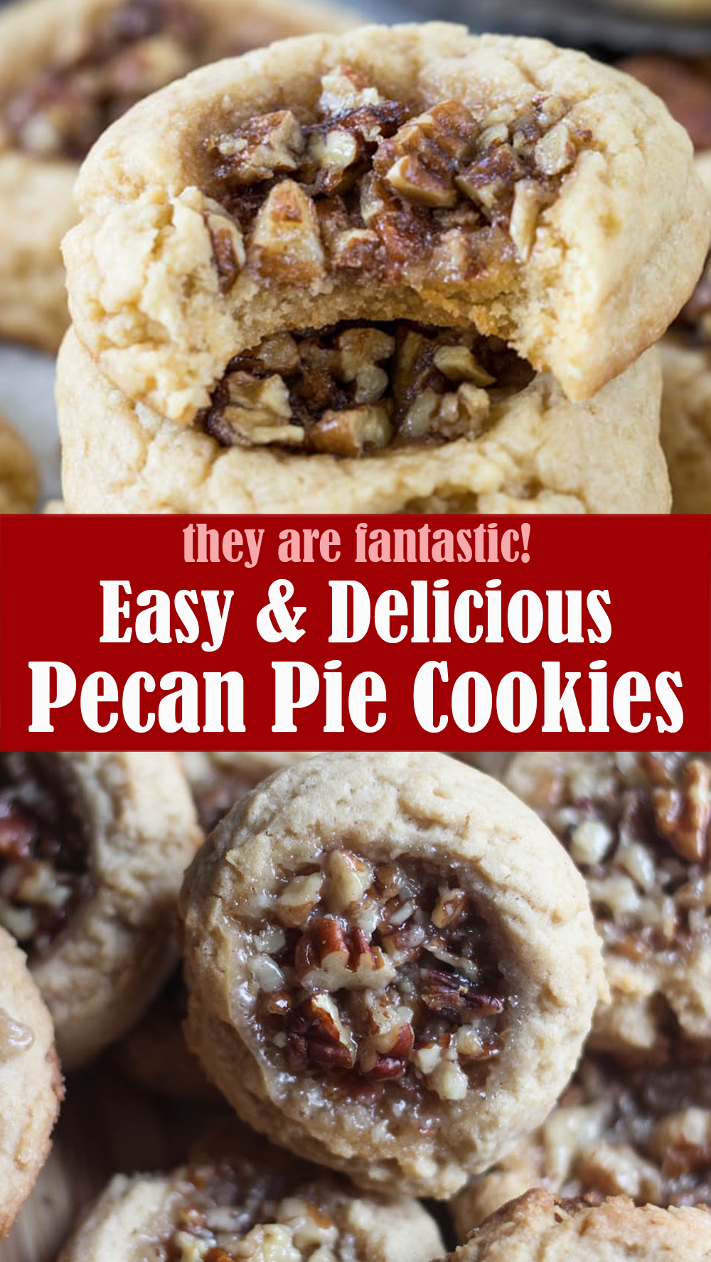 Easy Pecan Pie Cookies