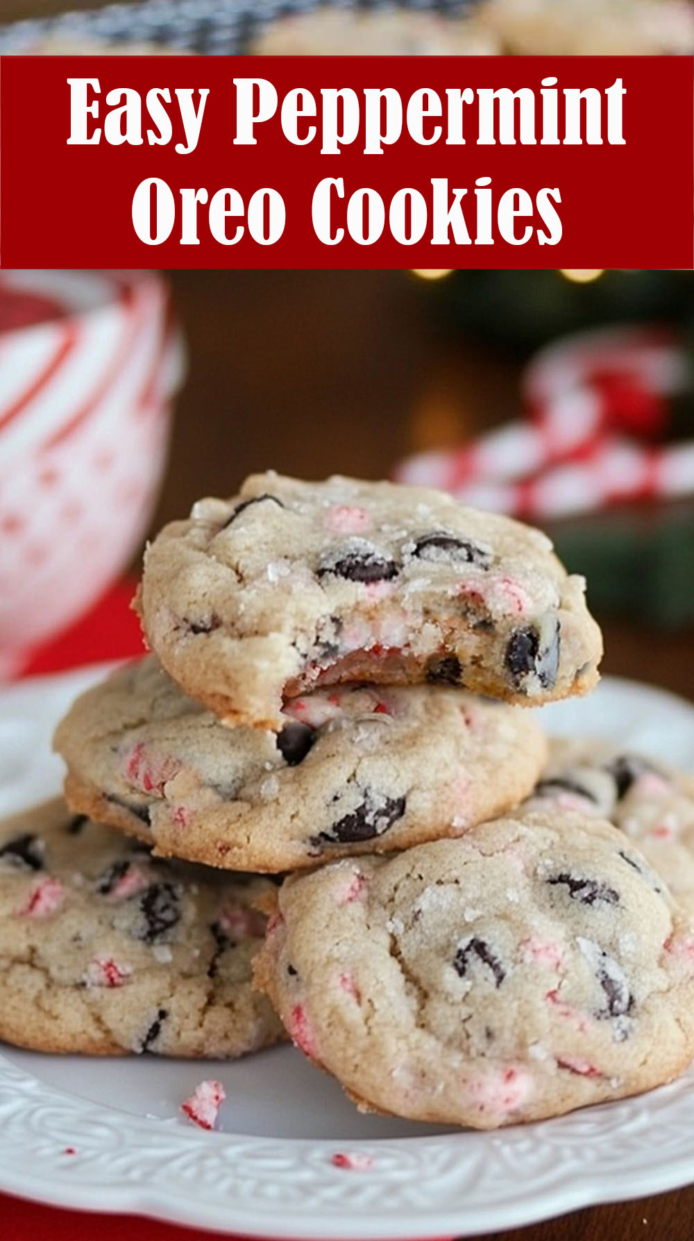 Easy Peppermint Oreo Cookies