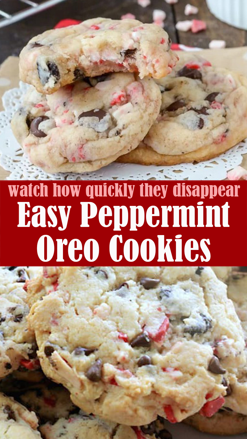 Easy Peppermint Oreo Cookies