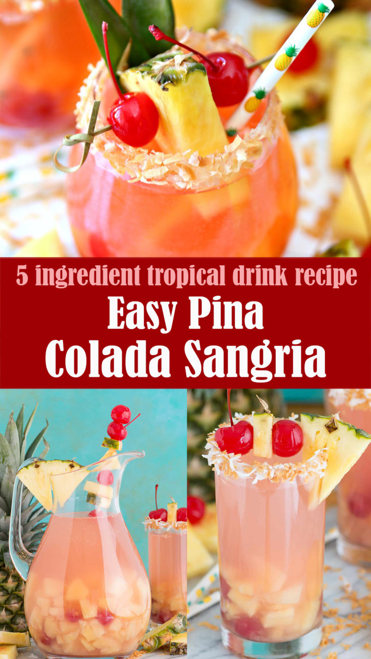 Easy Pina Colada Sangria – Reserveamana