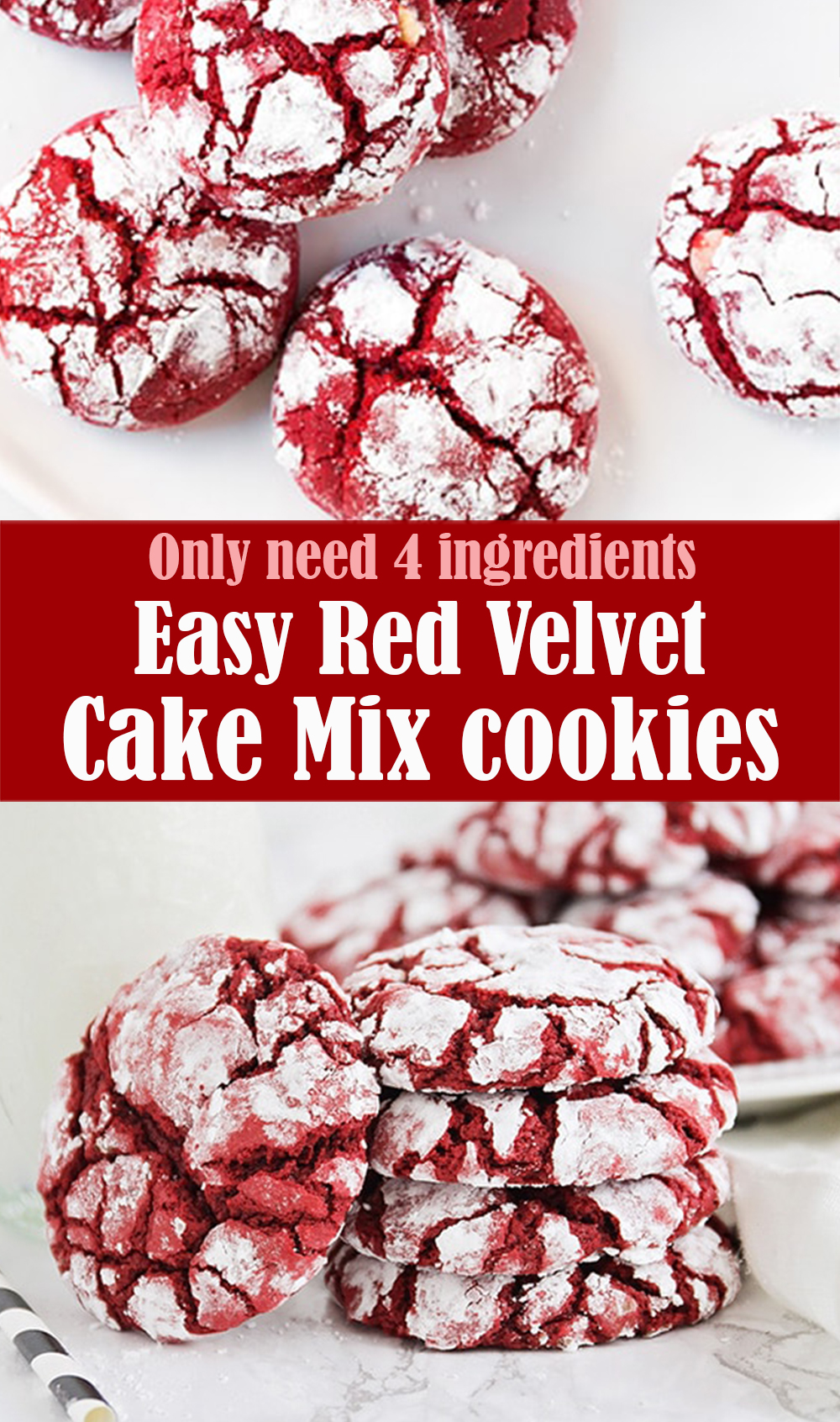 Easy Red Velvet Cookies Recipe