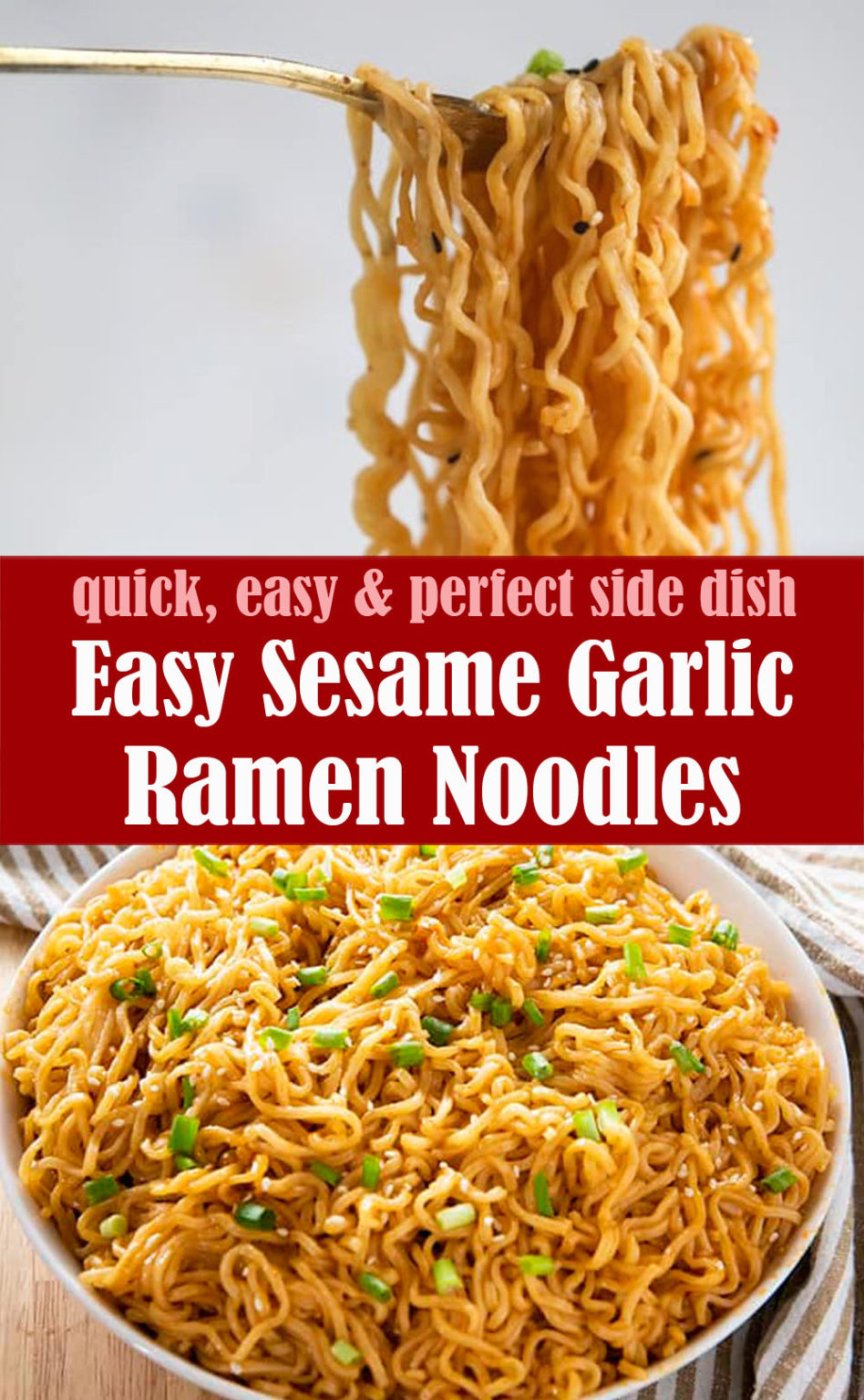 Easy Sesame Garlic Ramen Noodles – Reserveamana