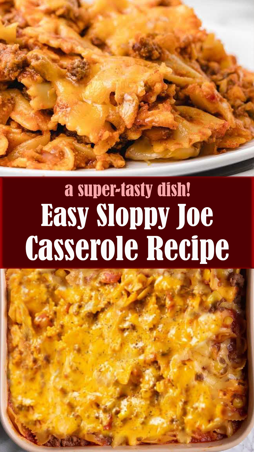 Easy Sloppy Joe Casserole Recipe