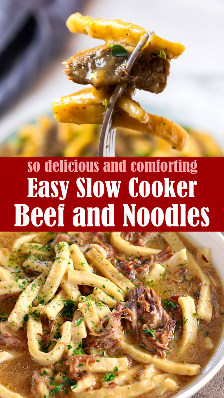 Easy Slow Cooker Beef and Noodles – Reserveamana