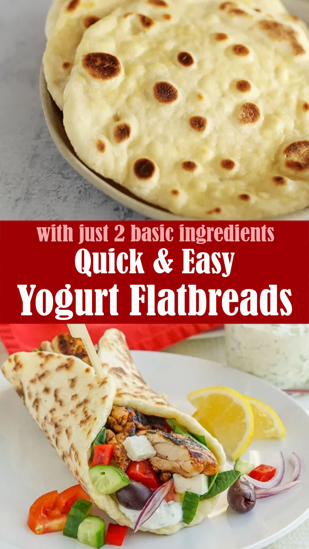 Easy Yogurt Flatbreads