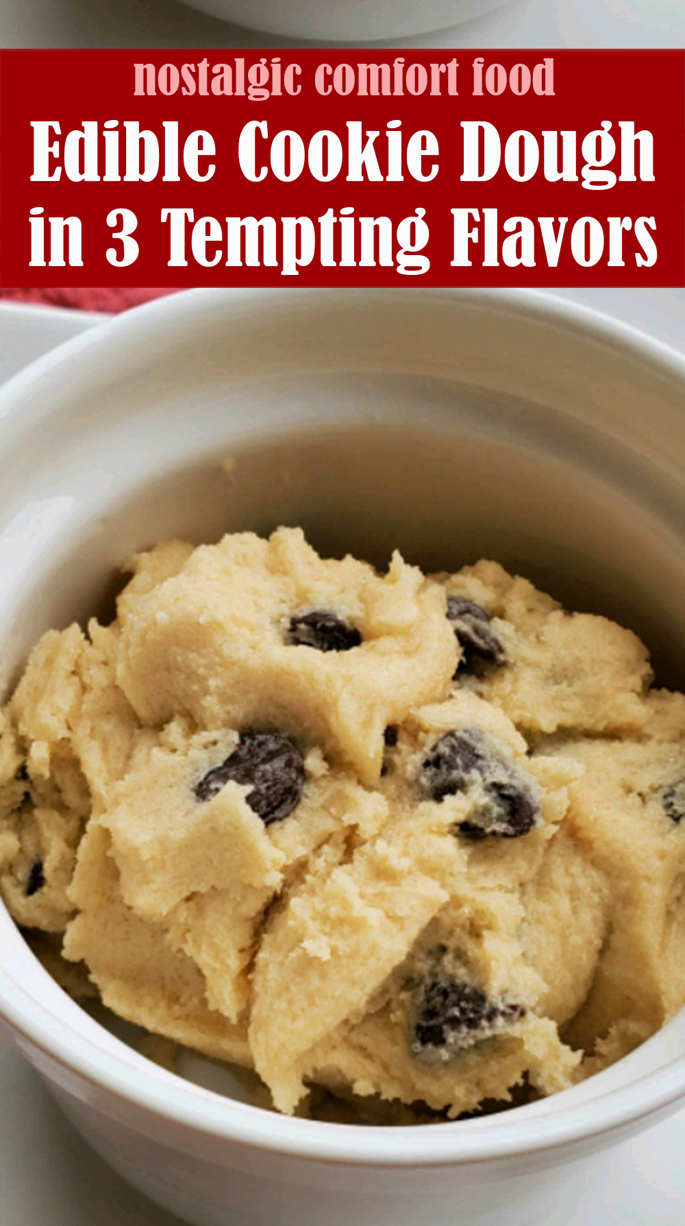 Edible Cookie Dough in 3 Tempting Flavors