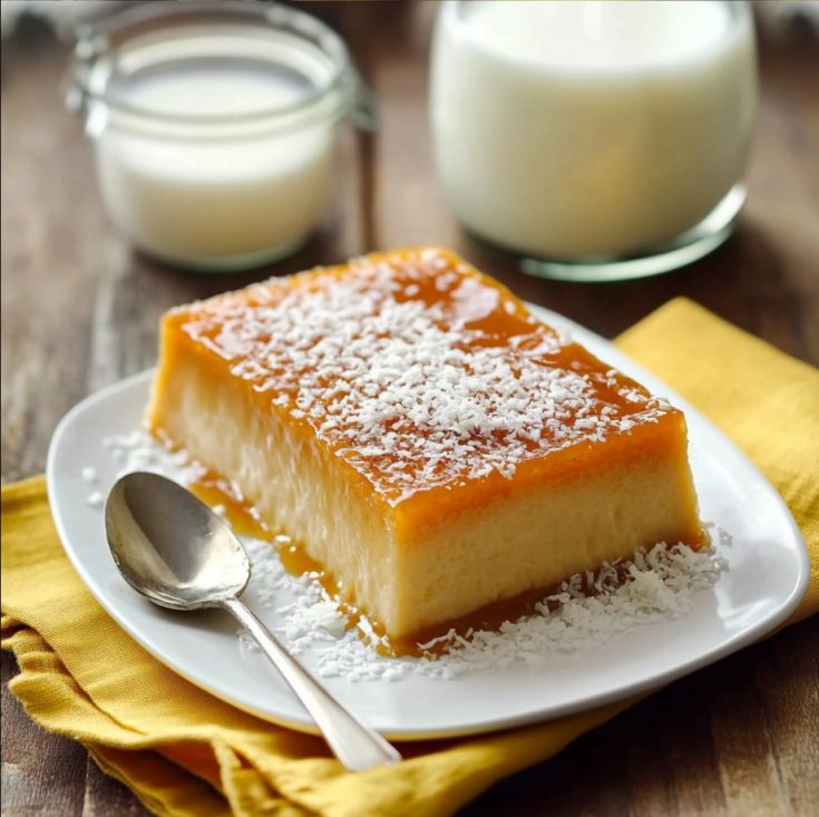 French Antilles Coconut Flan