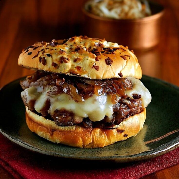 French Onion Soup Burgers