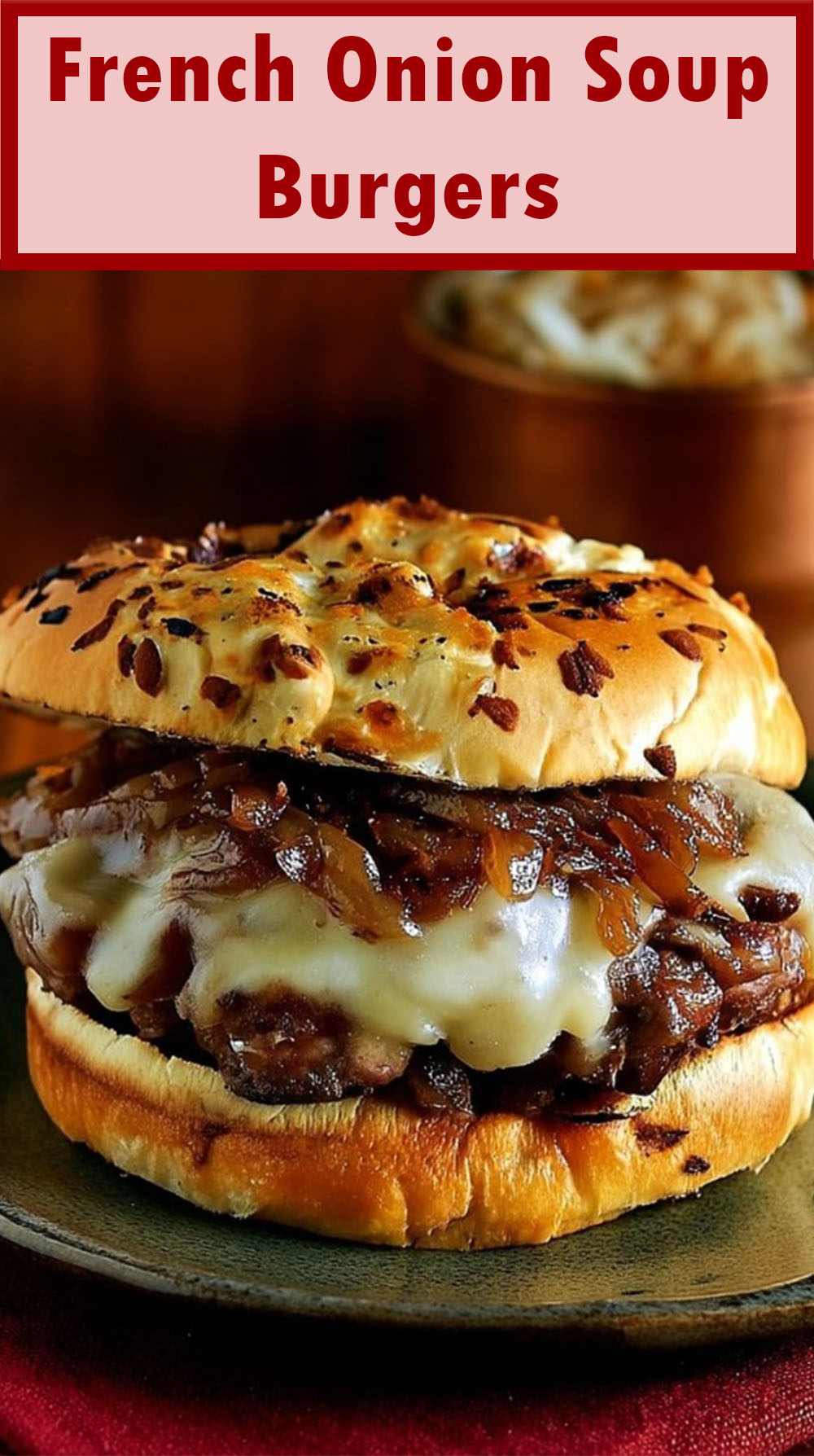 French Onion Soup Burgers