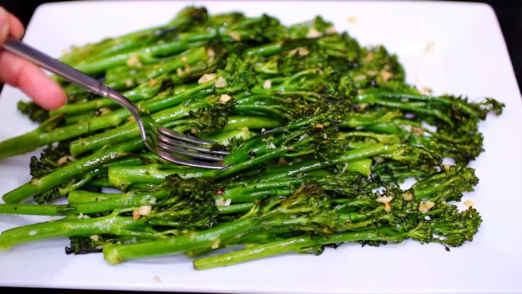 Garlic Roasted Broccolini Recipe With VIDEO