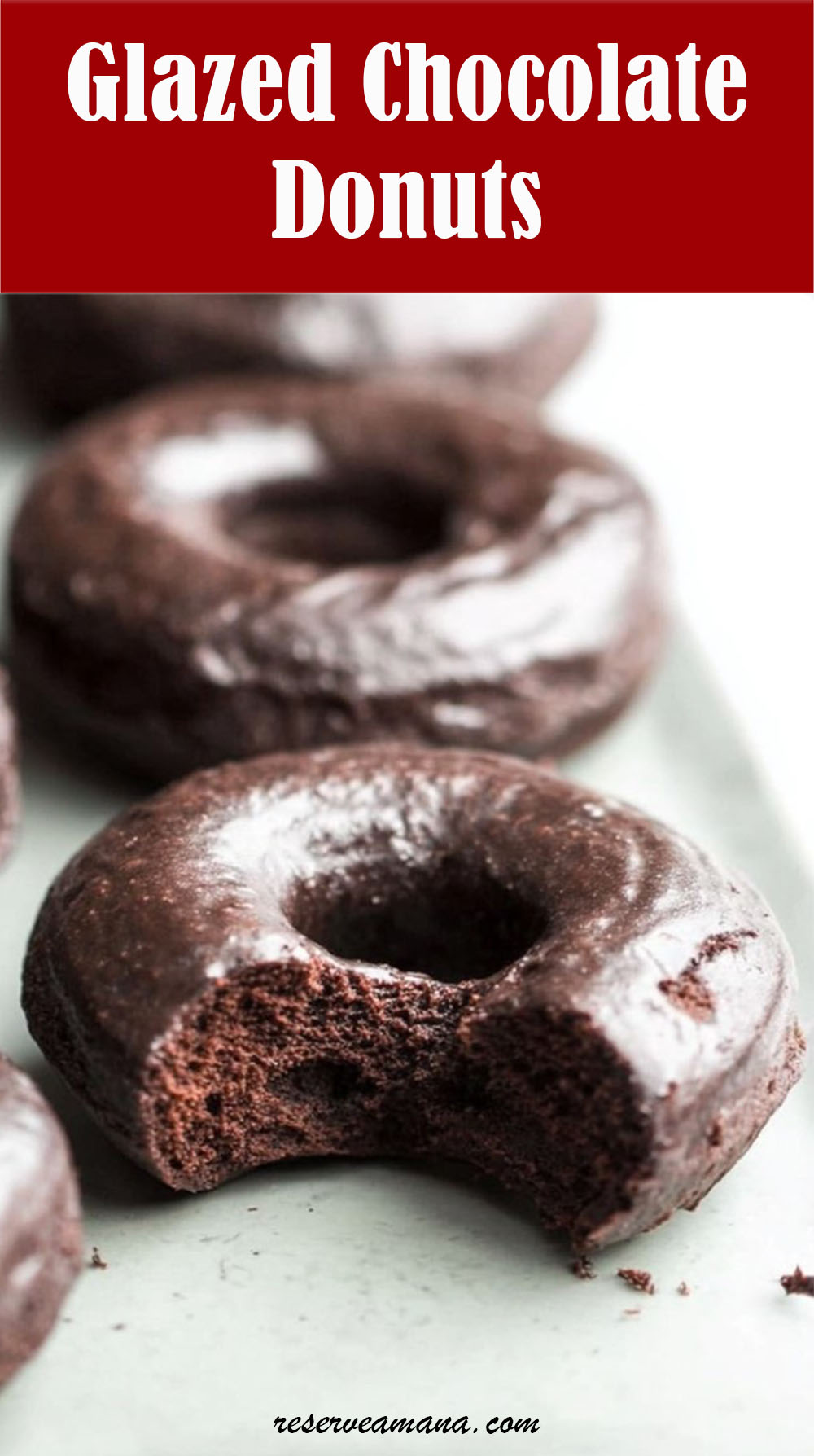 Glazed Chocolate Donuts