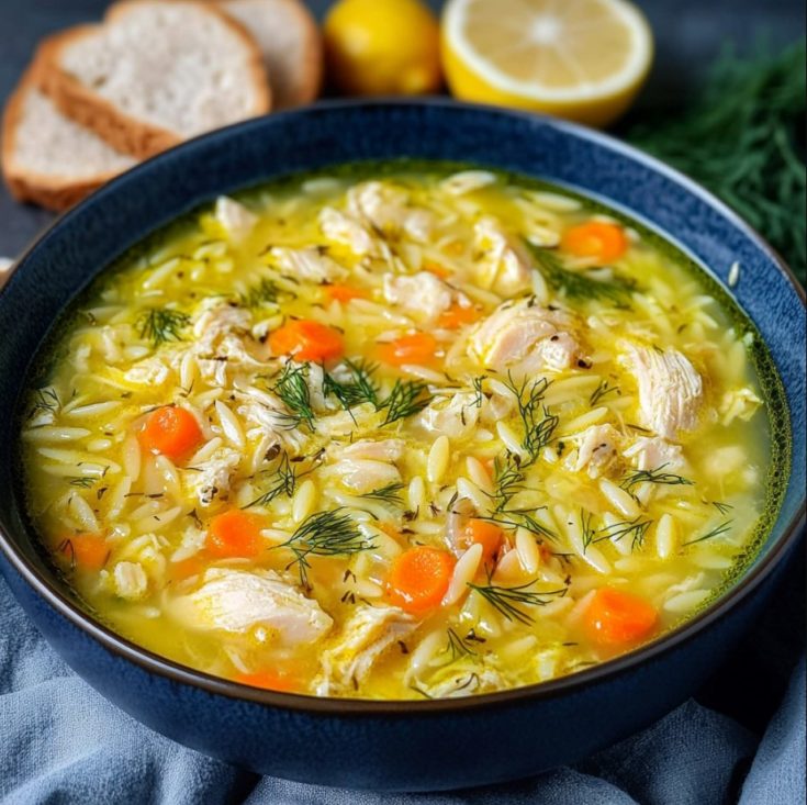 Greek Lemon Chicken Soup (Avgolemono)