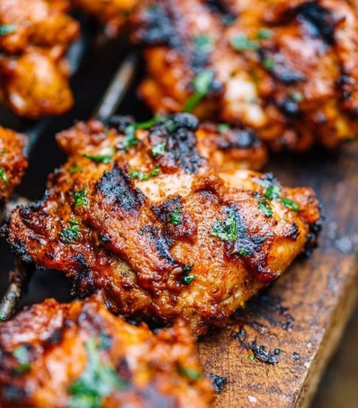 Grilled Boneless Chicken Thighs