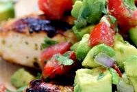 Grilled Cilantro Lime Chicken with Avocado Salsa