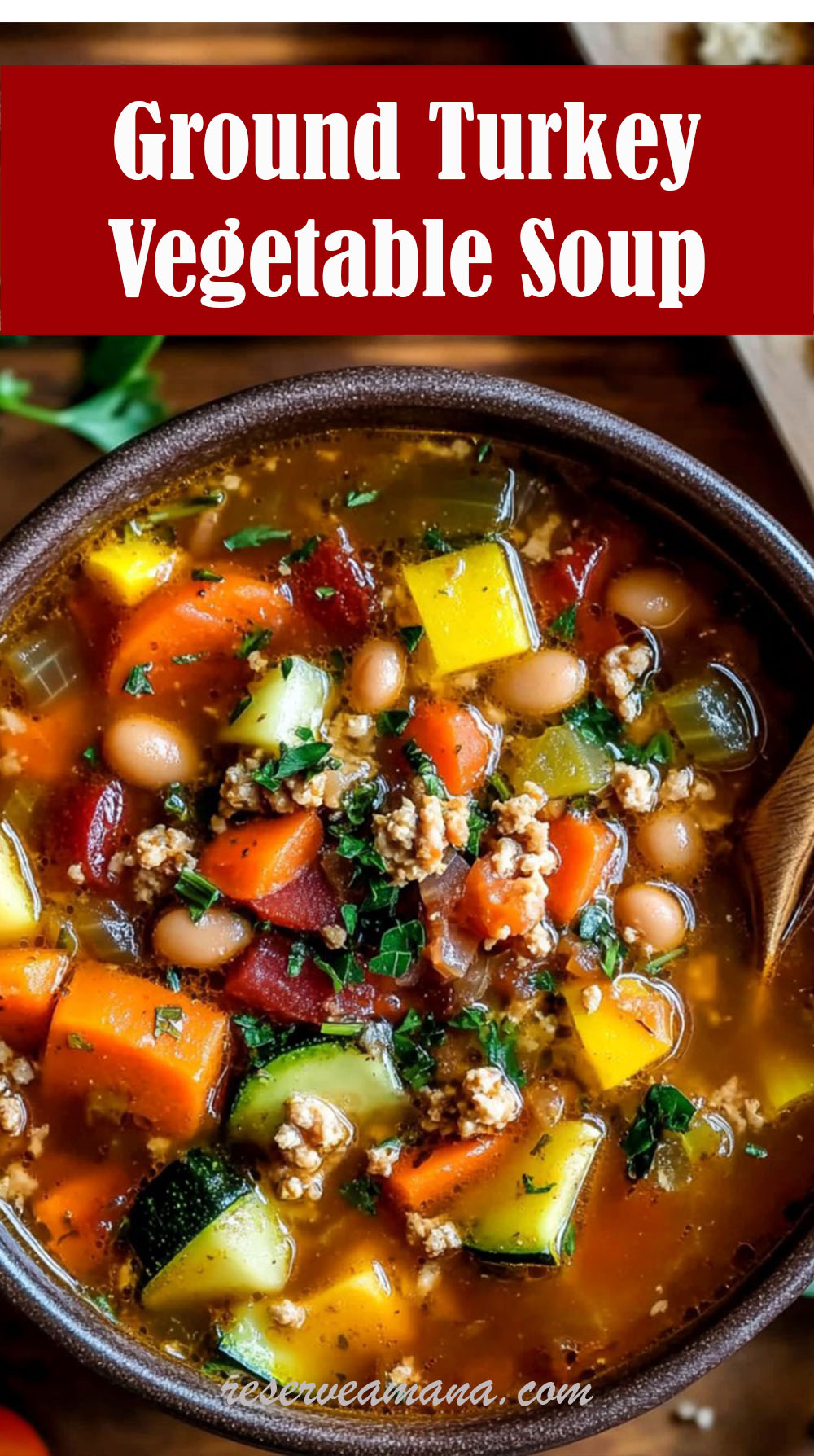 Ground Turkey Vegetable Soup