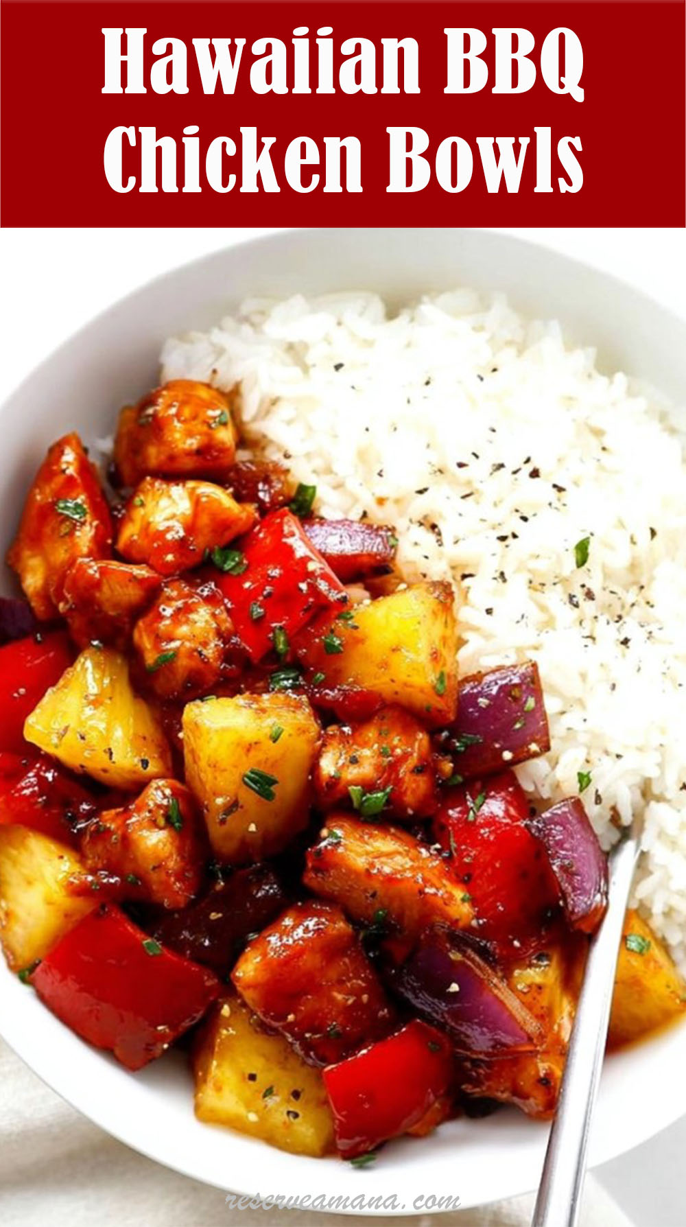 Hawaiian BBQ Chicken Bowls