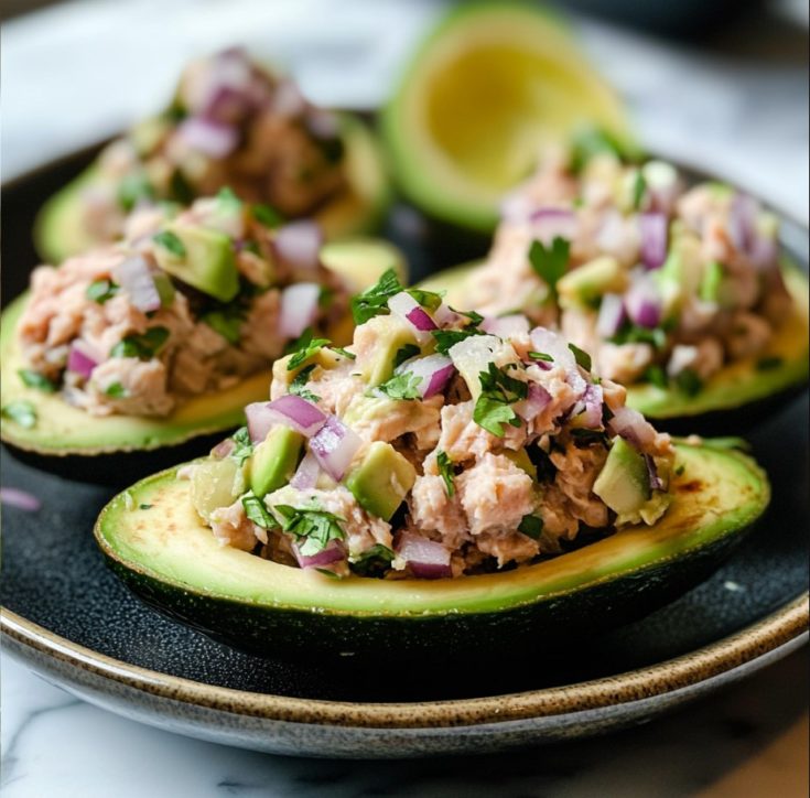 Healthy Tuna Stuffed Avocado